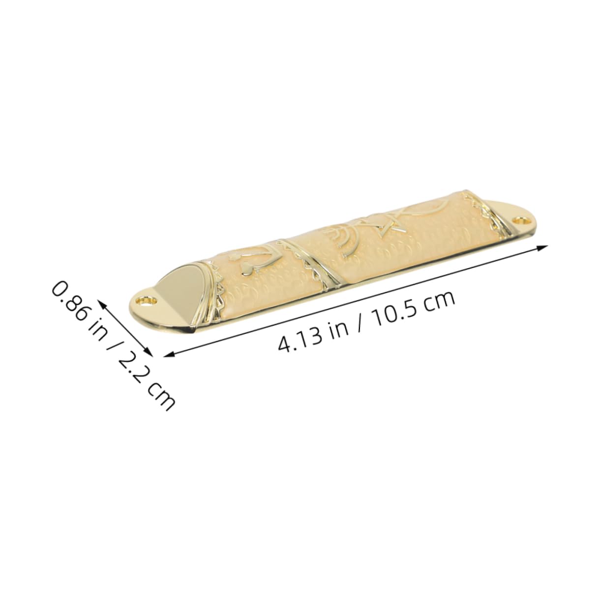 POPETPOP 2 Zestawy Metalowych Mezuzach z Zwojem Żydowski Metalowy Plakietka Drzwi Błogosławieństwo Mezuzah Do Drzwi Zewnętrznych Dekoracja Domu Prezent Parapetówkę Tradycyjna Judaika