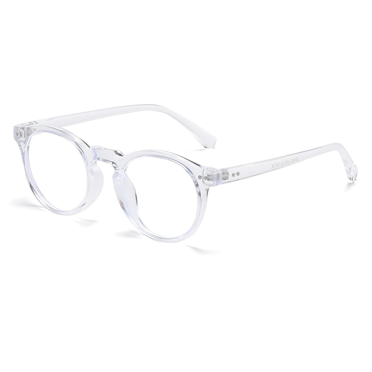 JOVAKIT Round Blue Light Glasses for Women Men Fashion Retro 90s Small Frame Computer Eyeglasses Anti Eyestrain