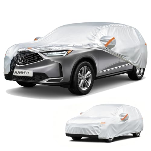 Image of GUNHYI Car Cover Custom Fit Acura MDX (2007-2026) Waterproof for Automobiles, Oxford Sun Rain Dust Snow Protection (Ships from US Warehouse, Delivery 3-8 Days)