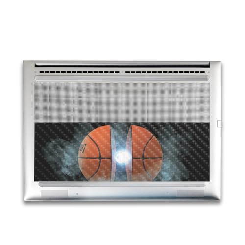 Image of Carbon Fiber Gaming Skin Compatible with HP Envy x360 16 inch (2023) - Basketball Orb - Premium 3M Vinyl Protective Wrap Decal Cover - Easy to Apply | Crafted in The USA by MightySkins