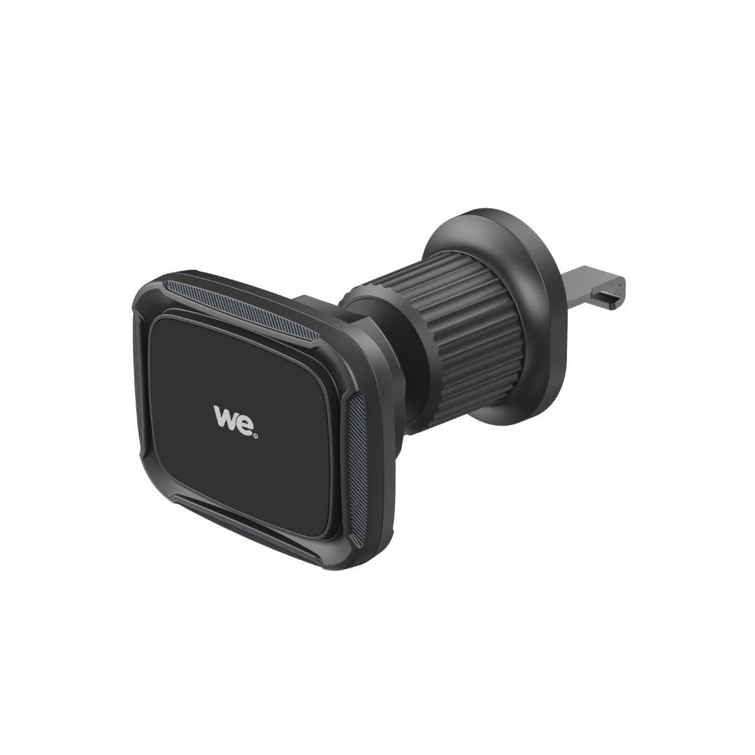 WE Supporto universale per smartphone per auto: fissaggio a ventosa per parabrezza/cruscotto estensibile + fissaggio griglia di ventilazione - supporto magnetico