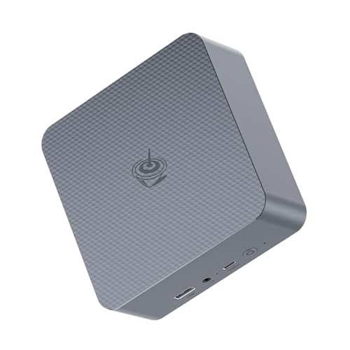 Beelink EQR5 AI Mini PC, AMD Ryzen 5 5650U(Up to 4.2GHz) 6C/12T, Mini Desktop Computer 32GB DDR4 RAM 1TB NVMe SSD, Micro PC 4K@60Hz Dual HDMI/BT5.2/WiFi 6 for Office/Home/W-11 Pro