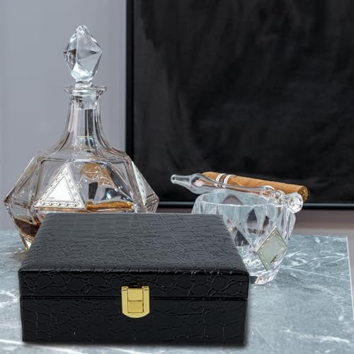 Humidor portátil de madera de estilo moderno y protección para puros 7