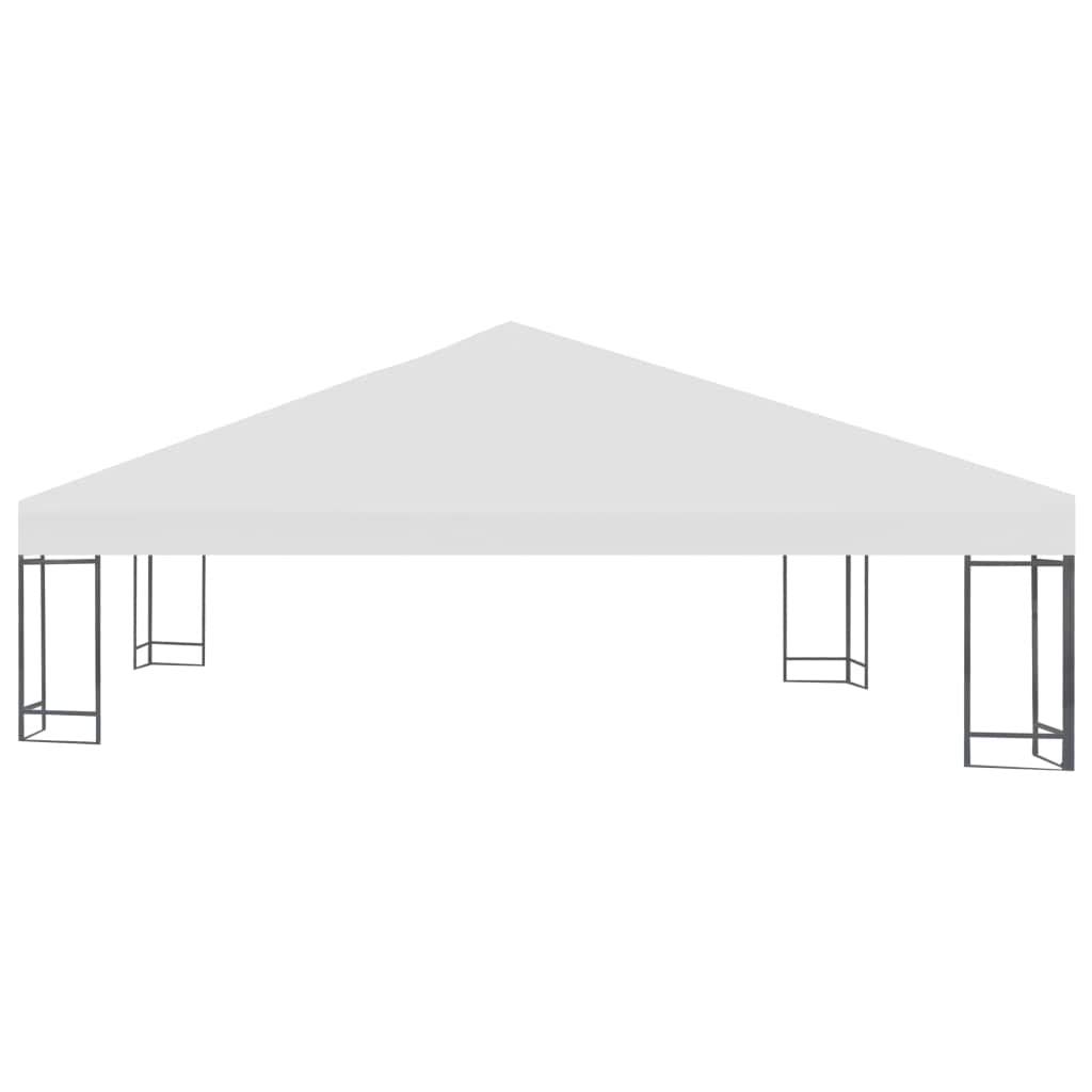 Gecheer Copertura Superiore per Gazebo 310 g/m² 3x3 m Bianco Crema, Tetto di Ricambio per Gazebo da Giardino, Telo Copertura per Gazebo Ricambio, Impermeabile, con Rivestimento in PVC