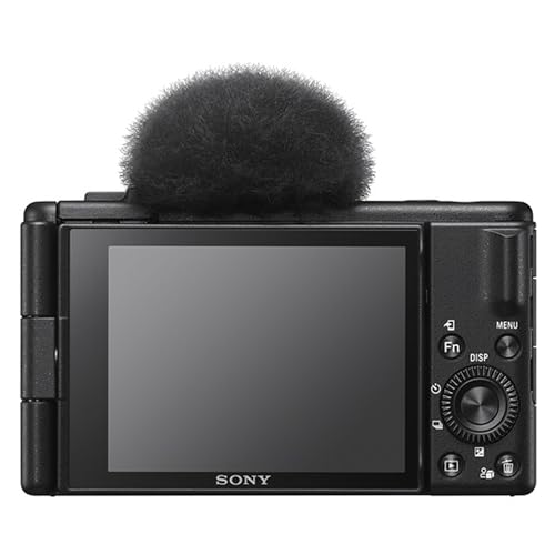 Sony ZV-1F Vlogging Camera |20.1MP | 64GB Extreem Speed Memory,.43 Wide Angle & 2X Lenses, Case. Tripod, Filters, Hood, Grip,Editing Software Kit -Deluxe Bundle, Compact, Black by Sony - Image 3
