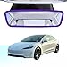 ZCLGOOD Rear View Mirror Protector Frame for Model 3/Y, Silicone Rearview Cover Edge Protection, Auto Interior Decoration Accessories, Easy Install Car Mirror Trim (Purple)