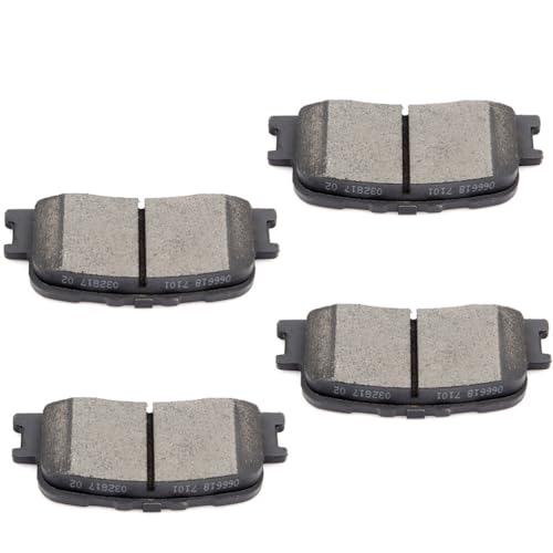 Image of ECCPP D885 4pcs Rear Ceramic Disc Brake Pad Set For Toyota Camry 2002-2006