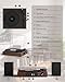 Vinyl Record Player with External Stereo Speakers Vintage Turntable for Vinyl Records LP Players Support Wireless Playback 2 Speed Auto Stop RCA Out Walnut