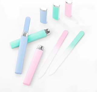 3pcs Crystal Glass Fingernail File, Professional Nail Files Glass Nail Files for Women