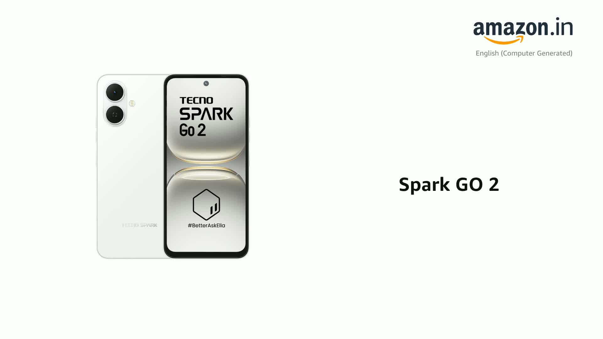 TECNO Spark GO 2 (4GB+64GB), Segment 1st IP64 SGS Certified, AI