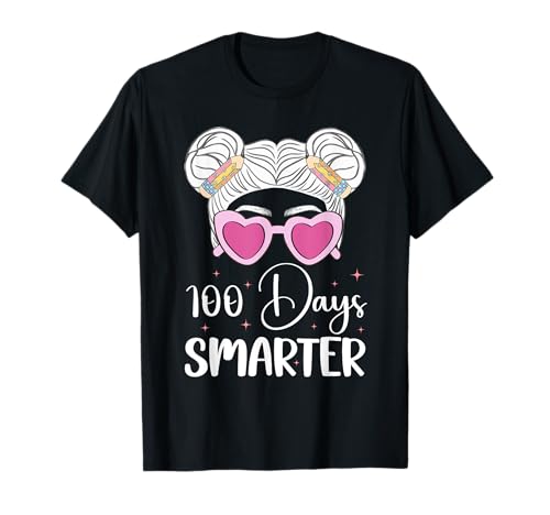 Divertido arte Happy 100 Days Of School para hombres, mujeres y niños Camiseta