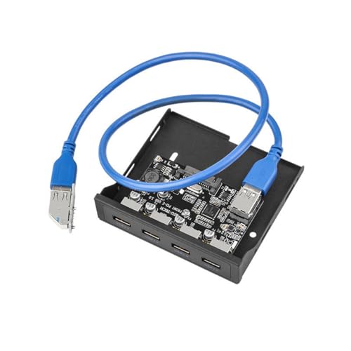 Adaptateur PCIE vers 4 ports USB 3.0 pour panneau avant de PC fixe