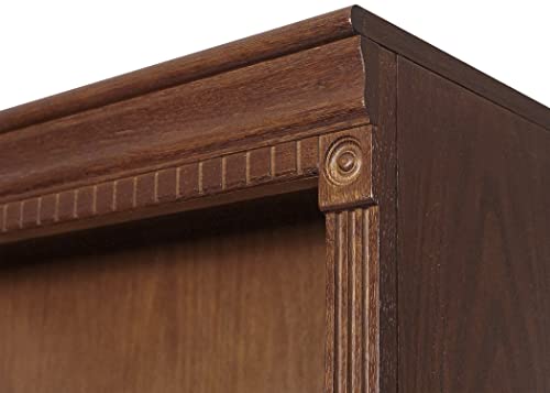Martin Furniture Huntington Oxford 72" Wood Bookcase, Storage Cabinet, Office Shelves, Brown (Ho3672/B) #TOP3