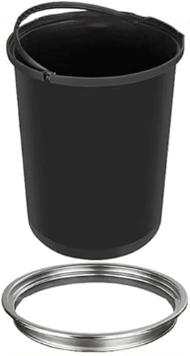 HMEI Dustbins Trash Bin Built-in Garbage Bin Plastic Trash Can Waste Bin with Pressure Ring for KitchenRestroomCountertop 29x22.5cm Waste Storage