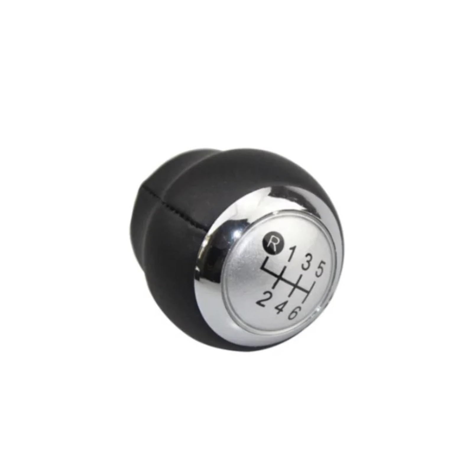 PYBYCEGNZK Car Interior Accessories for Toyota for Corolla 1.8MT 2007-2013 Car Gear Shift Lever Knob(Silver 6 Speed)