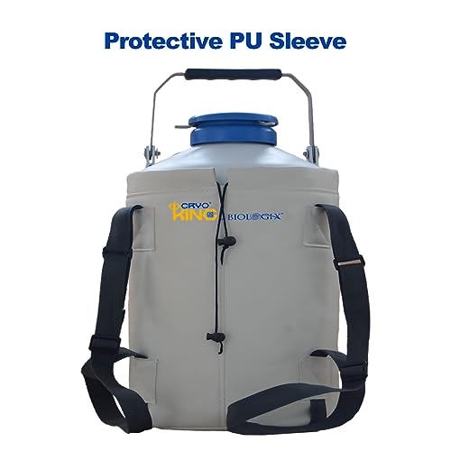 Cryoking Liquid Nitrogen Tank Cryogenic Container Aluminum Alloy Portable Dewar Series 2L With 3 Canisters #TOP6