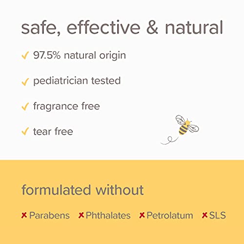 Burts-Bees-Baby-Sensitive-Shampoo-Wash-Set-Travel-Size-Tear-Free-Non-Irritating-Soap-Gentle-Plant-Based-Formula-Pediatrician-Tested-Fragrance-Free-8-oz-Pack-of-3