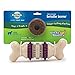 PetSafe Busy Buddy Bristle Bone Chew Toy for Dogs â€“ Strong Chewers â€“ Helps Clean Teeth â€“Purple, Large