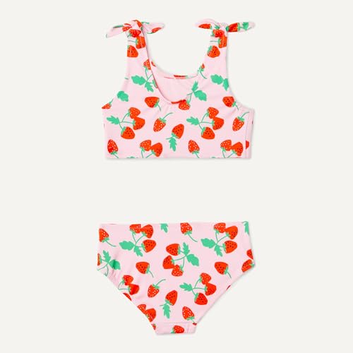 Image of Amazon Essentials Girls' Bow Detail Two-Piece Bikini Swimsuit