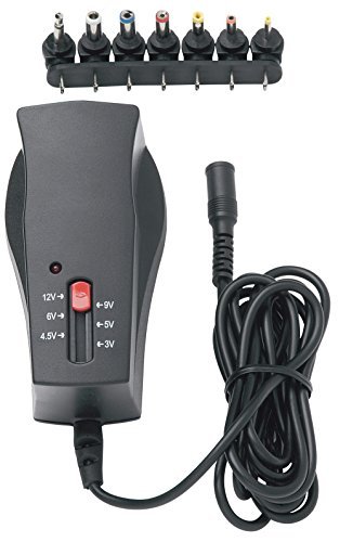 Masterplug MVA1200 1200 mA Mains Multi-Voltage Adaptor by Masterplug