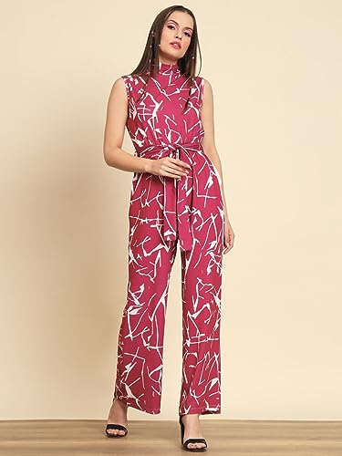 Image of Tandul Jumpsuit - Multicolor Jumpsuit, Sleeveless Casual Jumpsuit For Women (6429)