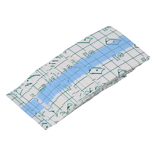 100pcs Makeup Hand Mixing Palette, PU Film Transparent Self Adhesive Disposable Cosmetic Hand Palette Sticker for Professionals Beginners