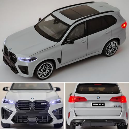 Auto a escala 1:24 BMW X5M modelo metálico miniatura 2