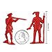 BMC Classic MPC Revolutionary War British Soldiers - Plastic Army Men Figures