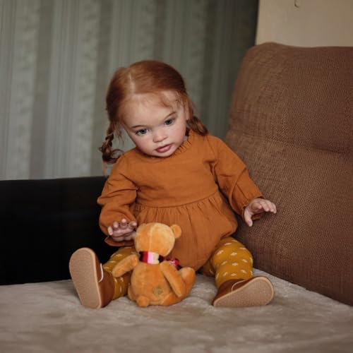 Muñeca bebé realista Reborn de 26 pulgadas con cuerpo de tela miniatura 4