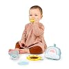 Ingenuity Calm Springs Soothing Essentials Gift Set - Musical Toy, Rattle, Mirror, 2 Teethers for Baby