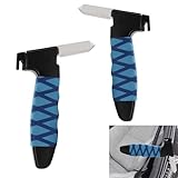 車用アシストグリップ 2個入り 車 乗り降り 高齢者 補助 取っ手 滑り止め シートベルトカッター 緊急脱出ハンマー ウィンドウブレーカー 車 介護 手すり 障害者用 車ドアラッチ アルミニウム合金製 car door handle