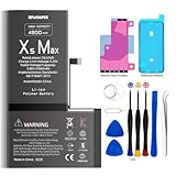 EFaith Batteria per iPhone XR Sostituzione Batteria [4900mAh] Alta Capacità 0 Ciclo con Kit di Strumenti di Riparazione Professionali e Adesivo