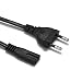 Produktbild helpers lab Stromkabel Radio IEC C7 Netzkabel 1,2 m Eurostecker auf 2-pin Euro Doppelbuchse gerade; schwarz für PS3, PS4, Lampe, Drucker