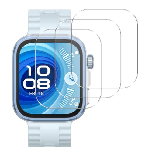 �Ή� HUAWEI Watch Fit 4 Pro �K���X�t�C���� �y3���Z�b�g-�� �i���z �t�@�[�E�F�C �X�}�[�g�E�H�b�` Fit 4 Pro �t�C���� �ی�t�B���� ��ʕی�V�[�g �t���V�[�� �J�o�[ �t���ی� �\�t�g �y ���{���Ɏq�f�ލ̗p �d�x9H