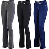 Lazura Damen Jodhpur Reithose Vollbesatz DINA Jeans schwarz 44
