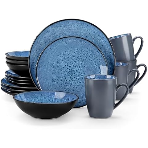 vancasso 16 Piece Mediterranean Dinnerware Set Cover