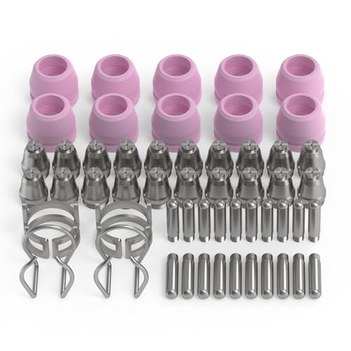 Image of YESWELDER 54PCS AG-60 Plasma Cutter Torch Consumables Kit(Standard)/ 20 x .040