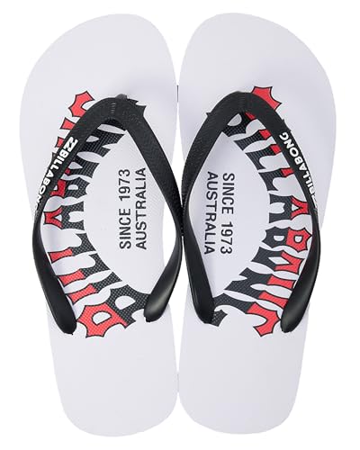 [r{] r[`T_ ARCH LOGO THONGS Y WHT 27.0 cm