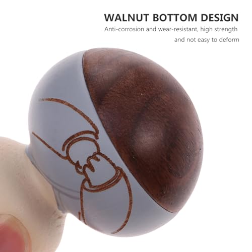 PRETYZOOM 1Stk kleine mönchsfigur Statue Holz schreibtischdeko Schreibtisch Dekoration Mini-Figur Kinder Mini-Spielzeug Wagen Dekorationen Nisa Statuette