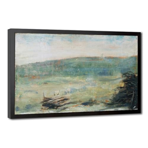 Poster paysage à Saint Ouen Georges Seurat cadre à suspendre 61x91