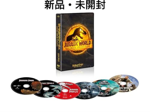 ジュラシック ワールド 6ムービー DVD コレクション (6枚組)のサムネイル