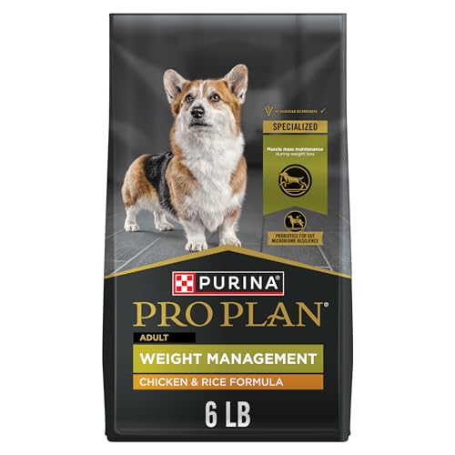 Purina Pro Plan Weight Management Dry Dog Food Chicken and Rice Formula - 6 lb. Bag