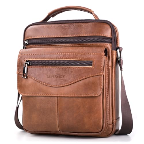 BAGZY Genuine Cowhide Leather Bag