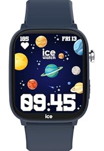 Ice-Watch - ICE smart junior 3.0 Find My Blue - Blaue geolokalisierbare verbundene Uhr für Jungen mit Silikonarmband - 024547 (1.75 Zoll)