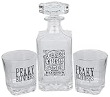 GB Eye - Decantador y Copas Whisky para Adulto, Unisex, Transparente, 75 cl, Color Transparente