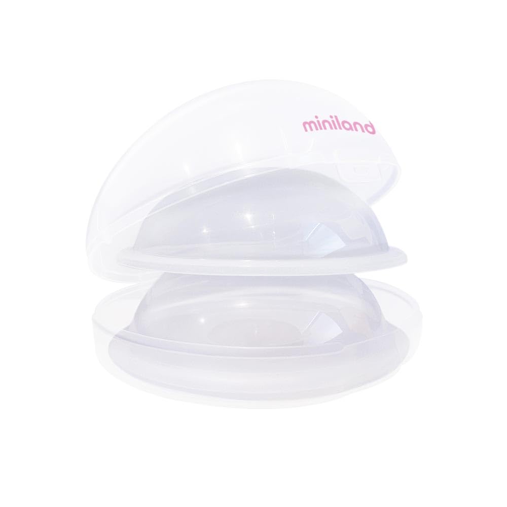Miniland Conchas Recolectoras de Leche Materna, Recolector de Leche Materna, Lactancia, Reutilizables, Capacidad 20ml, Pack 2 Unidades, Discretas, Fácil Vaciado, BPA Free | Collector Shells — view 3