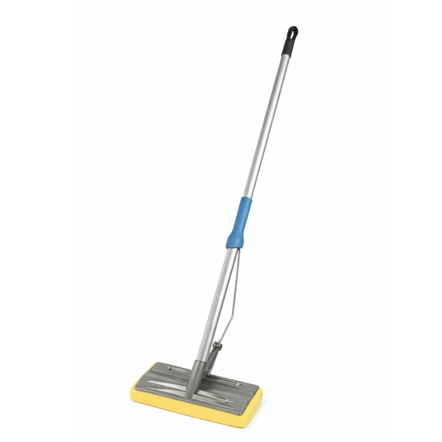 HOMESHOPA Self Wringing Squeezy Sponge Mop, Flat Floor Mop with Long Handle, Super Absorbent, Lightweight & Non-Abrasive for Easy Hard Floor Cleaning