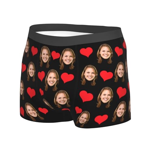 Personalized Boxers Briefs for Men, Custom Mens Underwear Boxer Briefs with Face, Gifts for Boyfriend Husband Him2