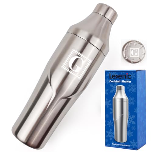 Lexenic 24oz Double Wall Vacuum Insulated Cocktail Shaker-G