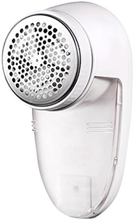 Uniprod Electric Fabric Shaver Powerful 3 Blade Motor Remover Lint,Pill,Fuzz, Loose Threads From Sweaters,Upholstery (White)